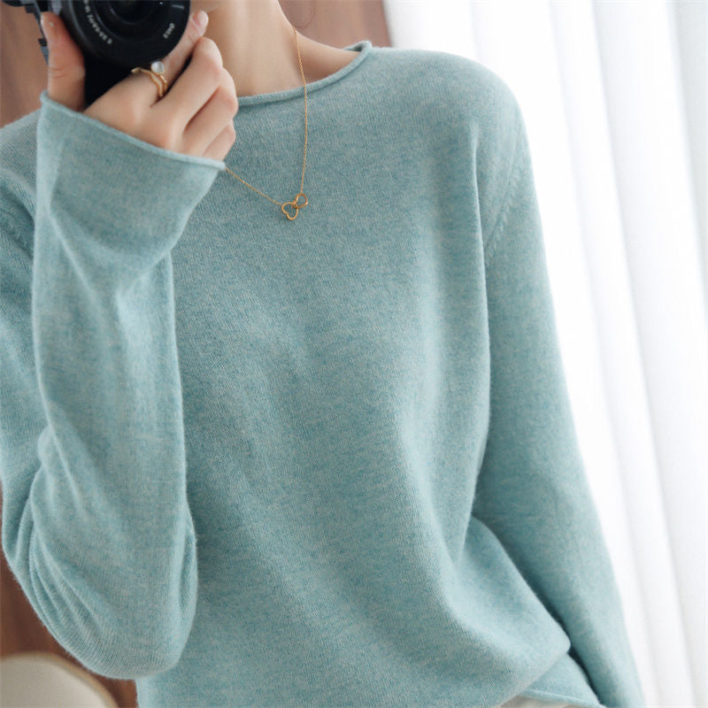 Damen Pullover Weich V-Ausschnitt Eveloria - Eveloria