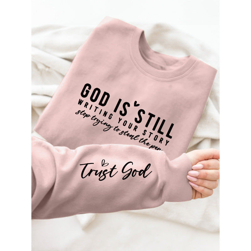 Damen Sweatshirt Weiches Material Inspirierender Schriftzug Eveloria - Eveloria