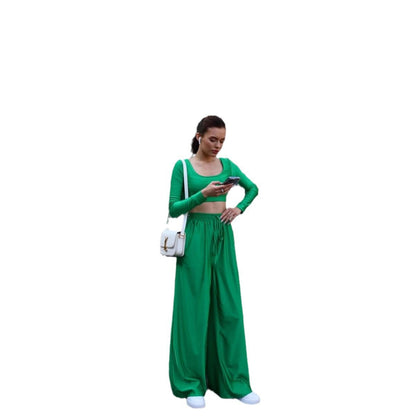 Damen Lounge-Set Weites Oberteil Lässige Hose Eveloria