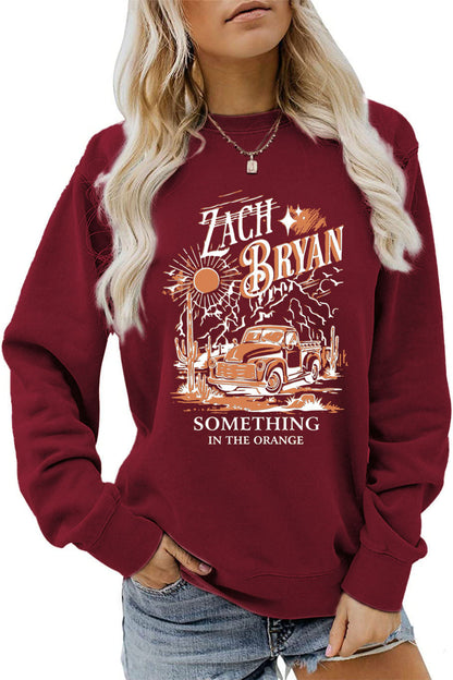 Damen Sweatshirt Vintage Truck Design Eveloria