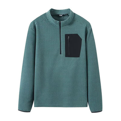 Damen Pullover Hochkragen Reißverschluss