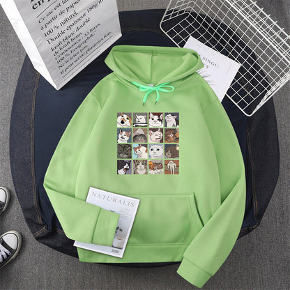 Damen Sweatshirt Tier-Motiv Eveloria
