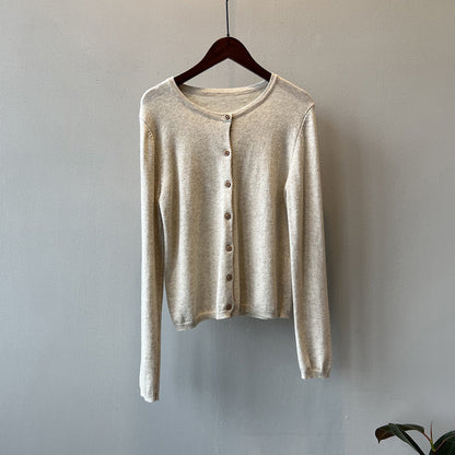 Damen Langarmshirt Maritimes Streifenmuster Baumwolle Weiß