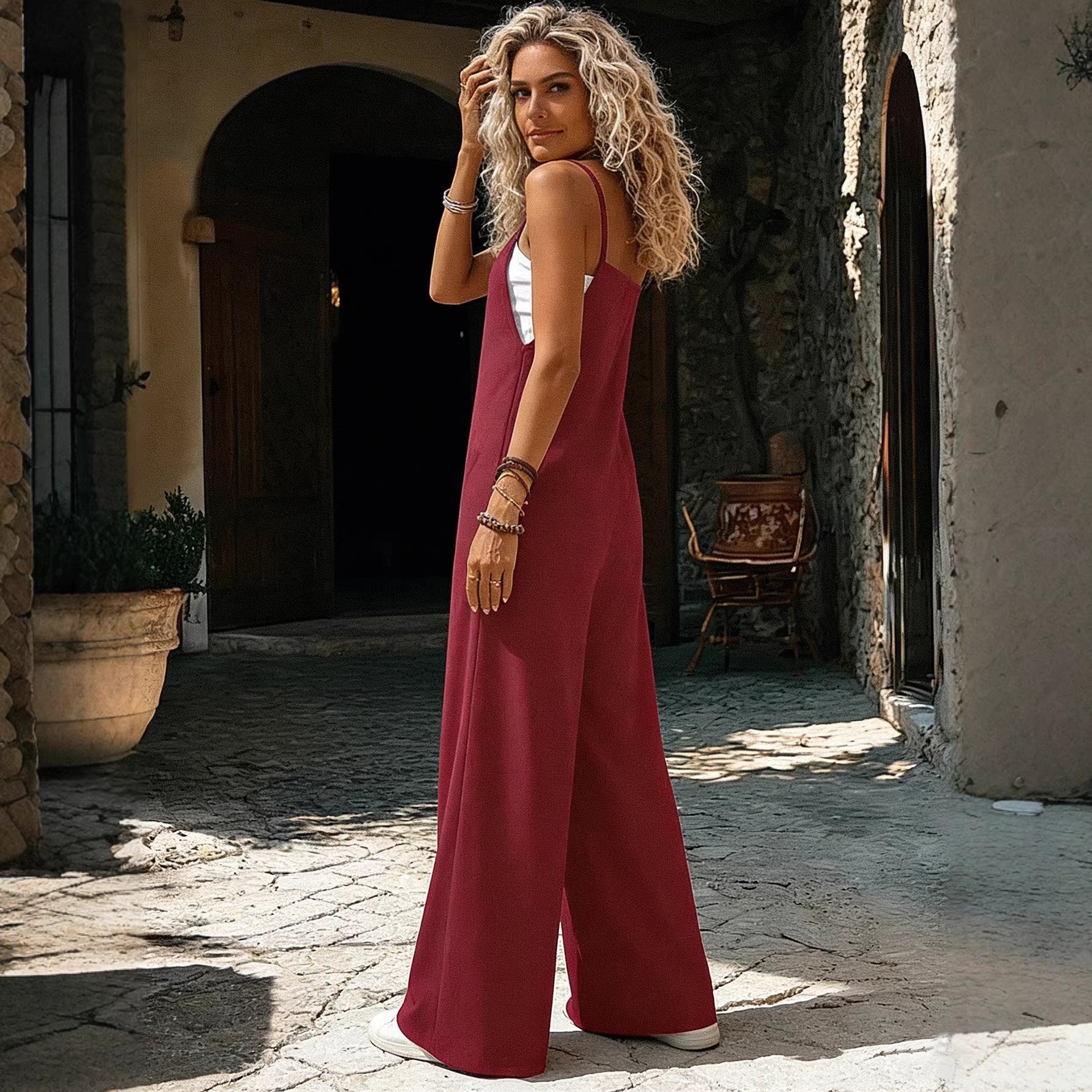 Damen Jumpsuit Eveloria Stretch - Eveloria