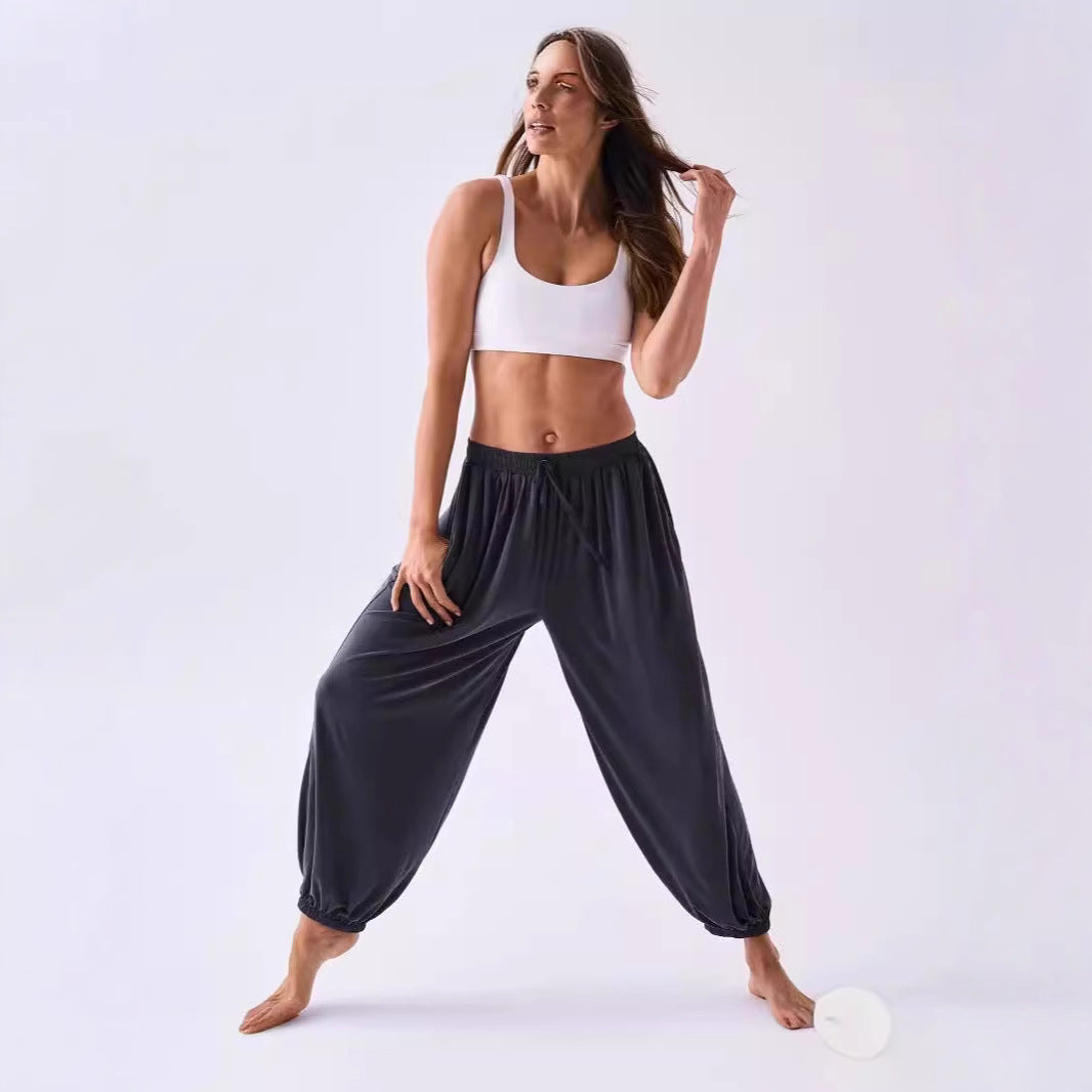 Damen Freizeithosen Elastischer Bund Schmale Bein Form Eveloria - Eveloria