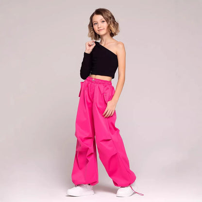 Damen Weite Hose Bequem Eveloria