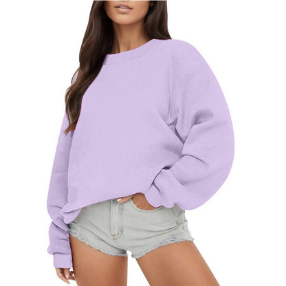 Damen Sweatshirt Lässiger Schnitt Voluminöse Ärmel Eveloria