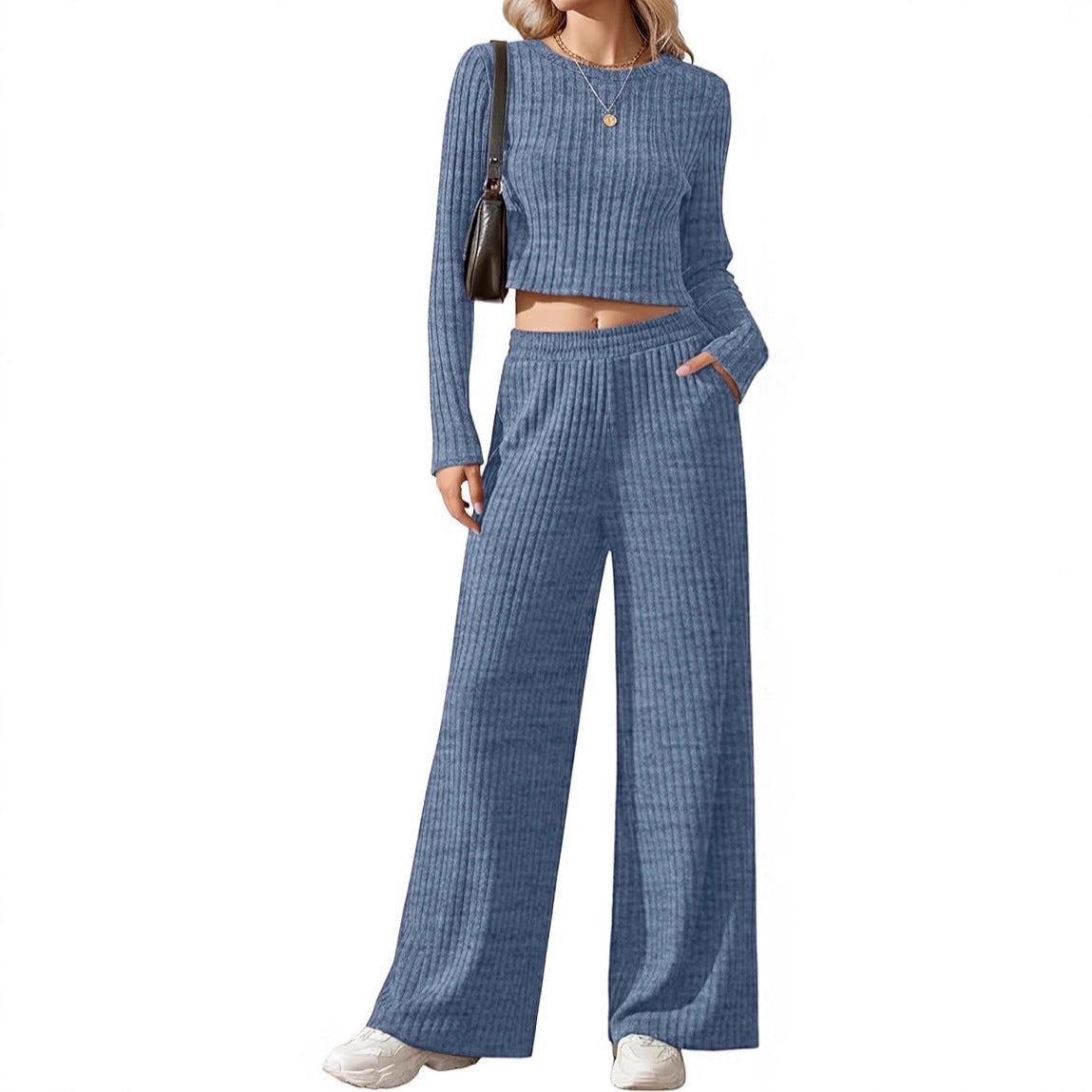 Damen Strickensemble Weites Schnitt Eveloria