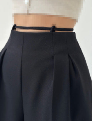 Damen High-Waist Chinohose mit Bindeband Eveloria