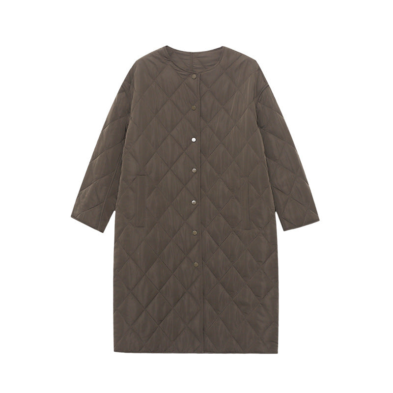 Damen Winterjacke Gesteppt Praktische Druckknöpfe Eveloria