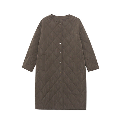 Damen Winterjacke Gesteppt Praktische Druckknöpfe Eveloria