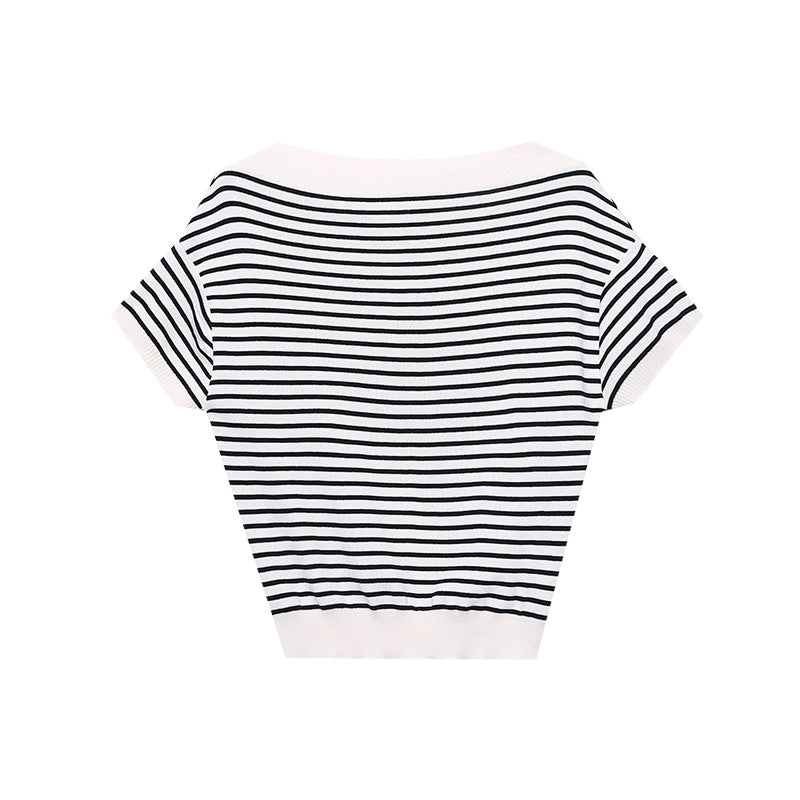 Damen Wickeloberteil Off-Shoulder Elegantes Oberteil Eveloria