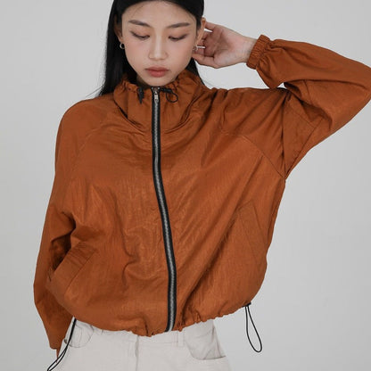 Damen Atmungsaktive Jacke Verstellbarer Kragen Eveloria