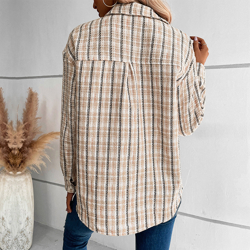 Damen Overshirt Kariert Eveloria