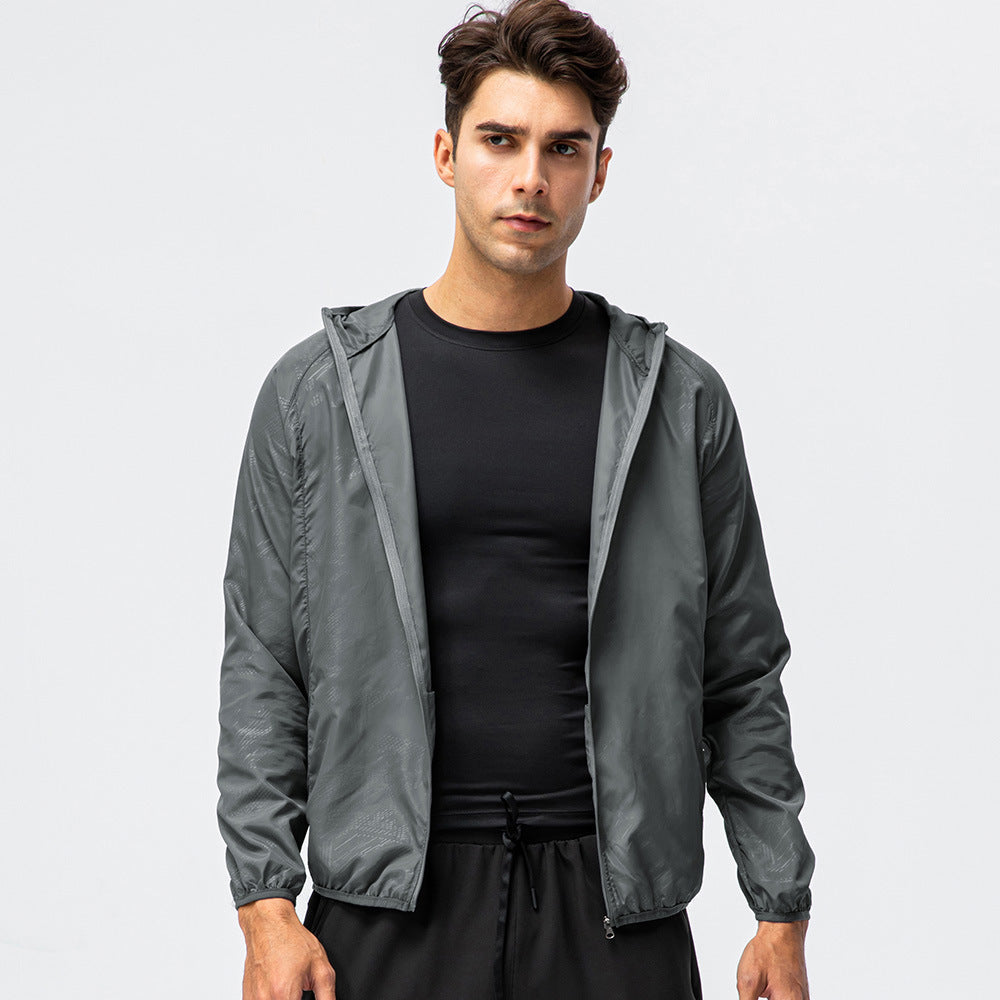 Herren Laufjacke Atmungsaktiv Reflektierend Leicht Eveloria