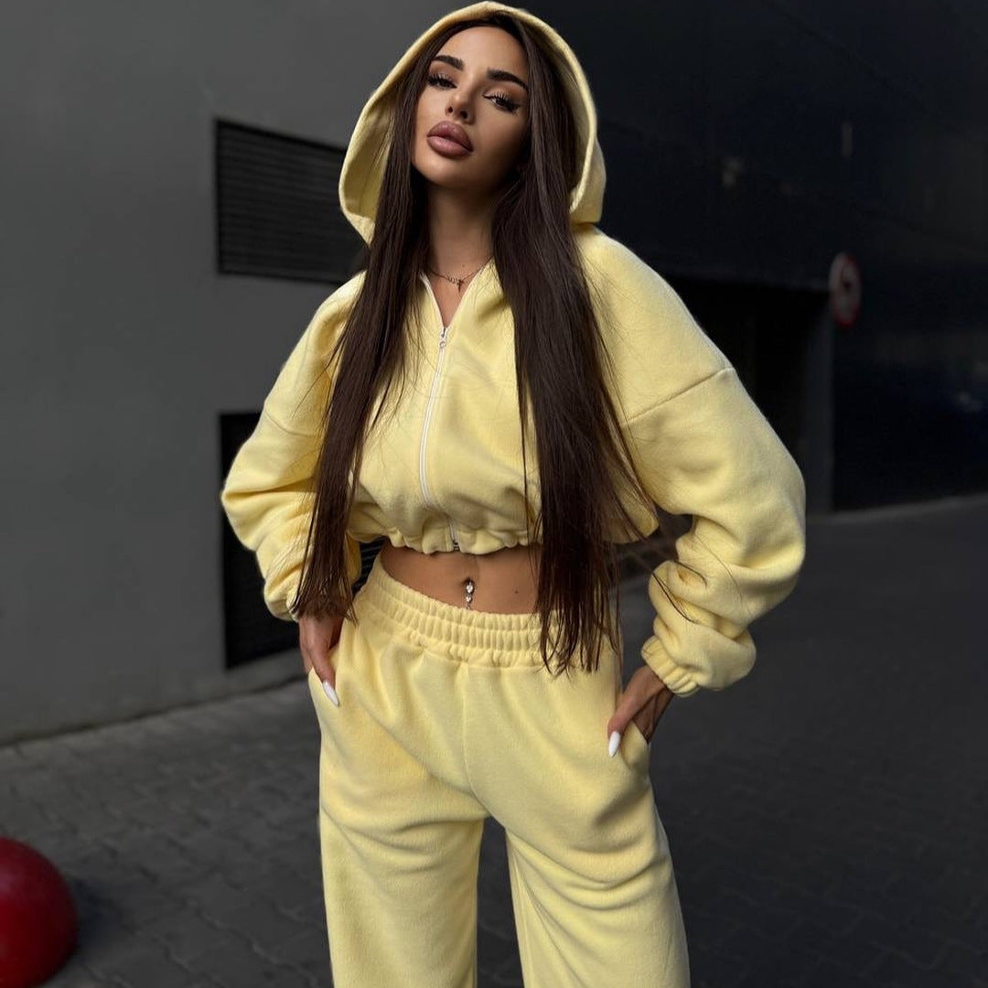 Damen Oversized Jumpsuit mit Kapuze Schwarz Eveloria - Eveloria