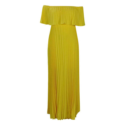 Damen Off-Shoulder Maxikleid Eveloria