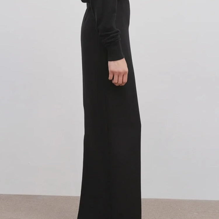 Damen Maxikleid Elegant Fließender Schnitt Eveloria