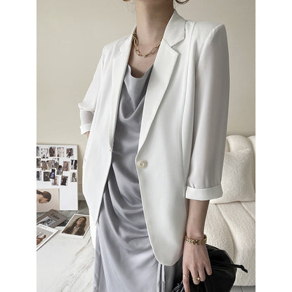 Damen Oversized-Jacke Längsärmelig Eveloria