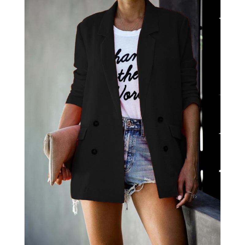 Damen Blazer Elegant Schnitt Modisch Eveloria