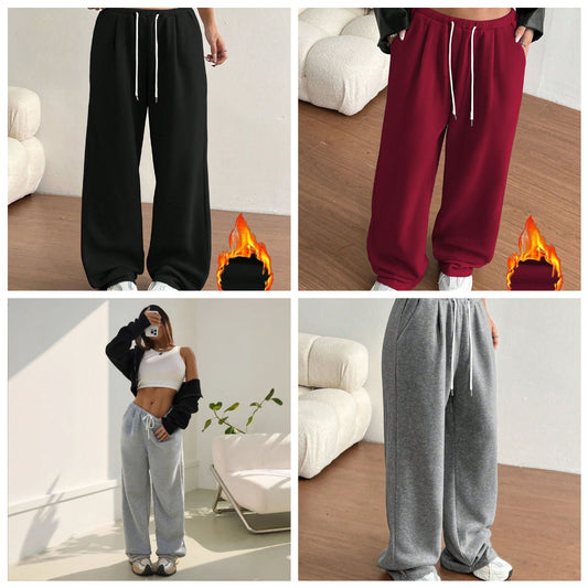 Damen Sweathose Bequem Lässiger Schnitt Schwarz Eveloria - Eveloria