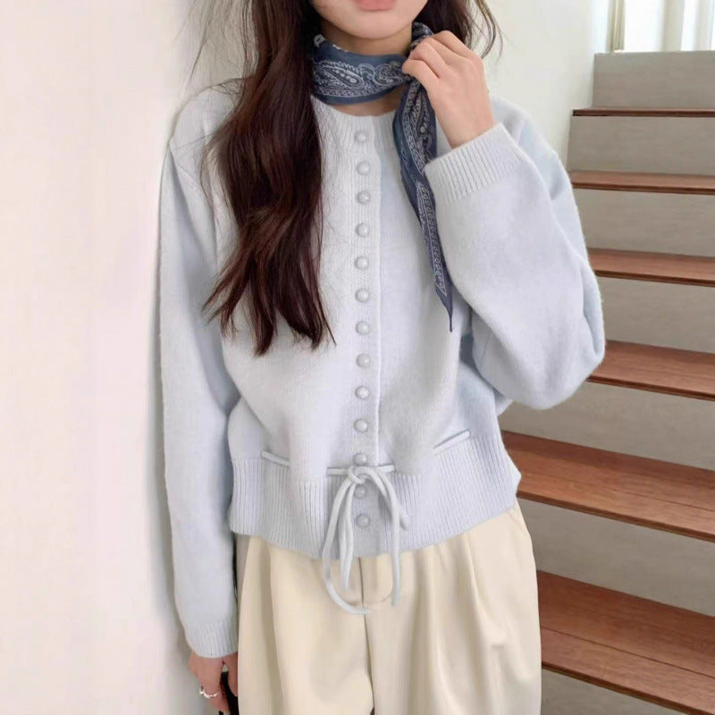 Damen Strickjacke mit Knöpfen Eveloria Lässig