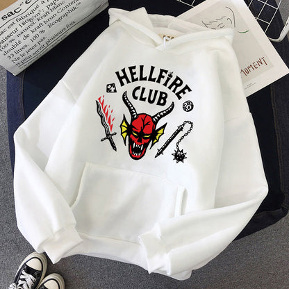 Damen Kapuzenpullover Auffälliges Motiv Lässiger Schnitt