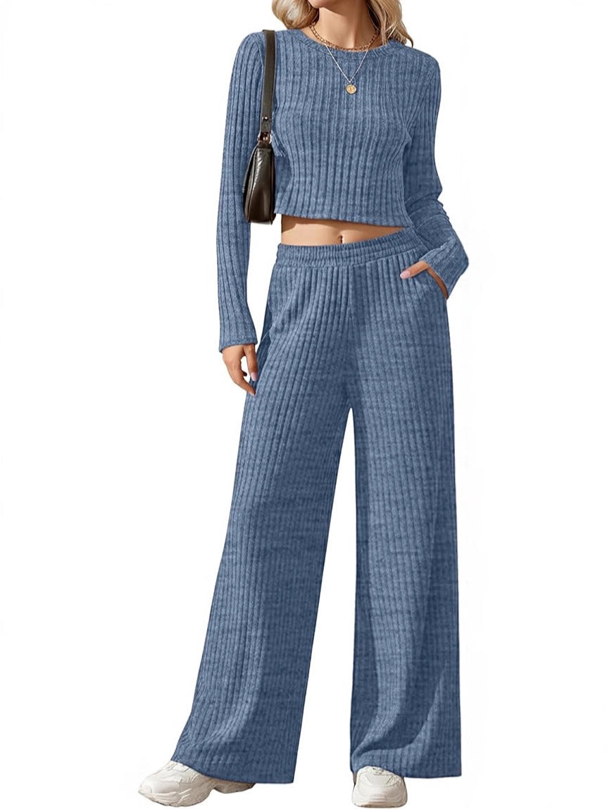 Damen Strickensemble Weites Schnitt Eveloria