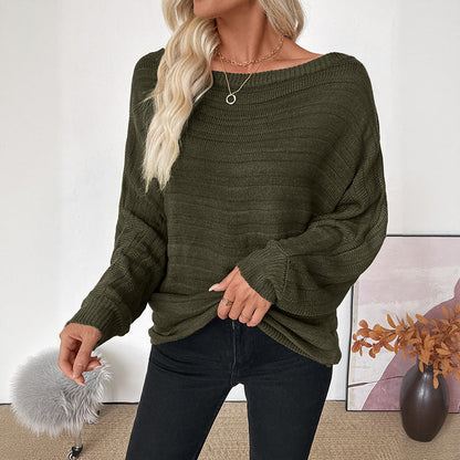 Damen Off-Shoulder Strickpullover Eveloria - Eveloria