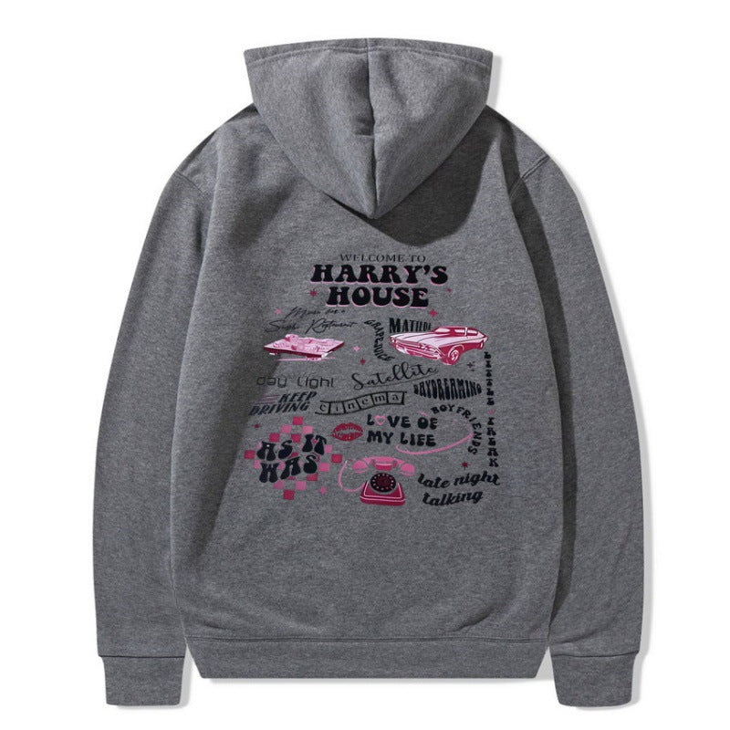 Damen Pullover Kapuze mit Grafikdesign Eveloria