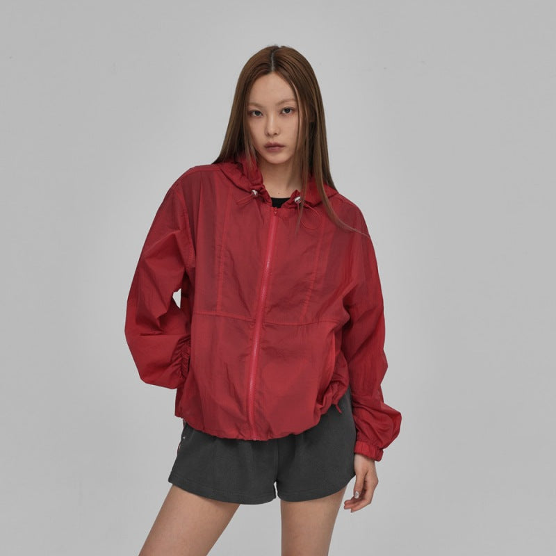 Damen Übergangsjacke Kapuze Bequem Eveloria - Eveloria