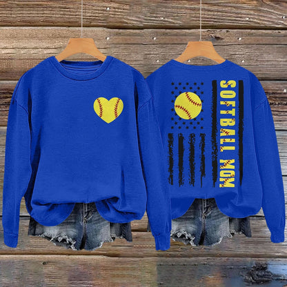 Damen Sweatshirt Softball-Design Eveloria - Eveloria