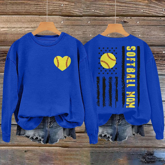 Damen Sweatshirt Softball-Design Eveloria - Eveloria
