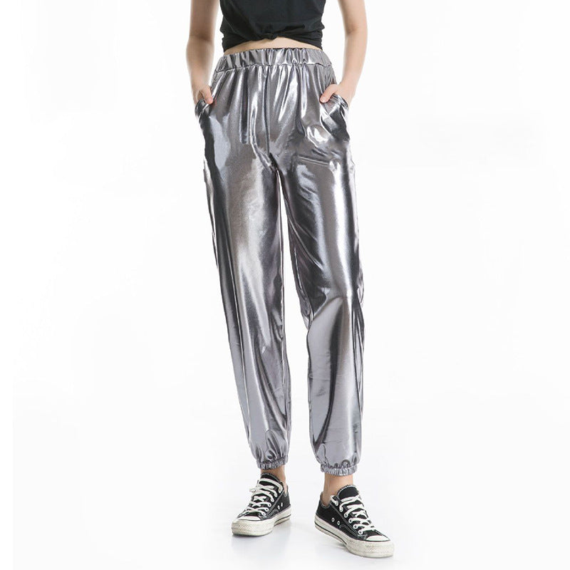 Damen Freizeithose Glänzend Eveloria