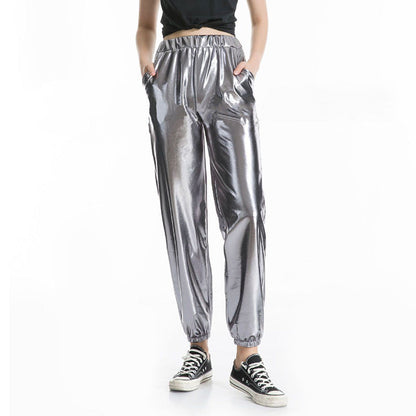 Damen Freizeithose Glänzend Eveloria