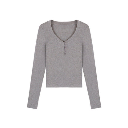 Damen Langarmshirt Eveloria Baumwolle Bequem