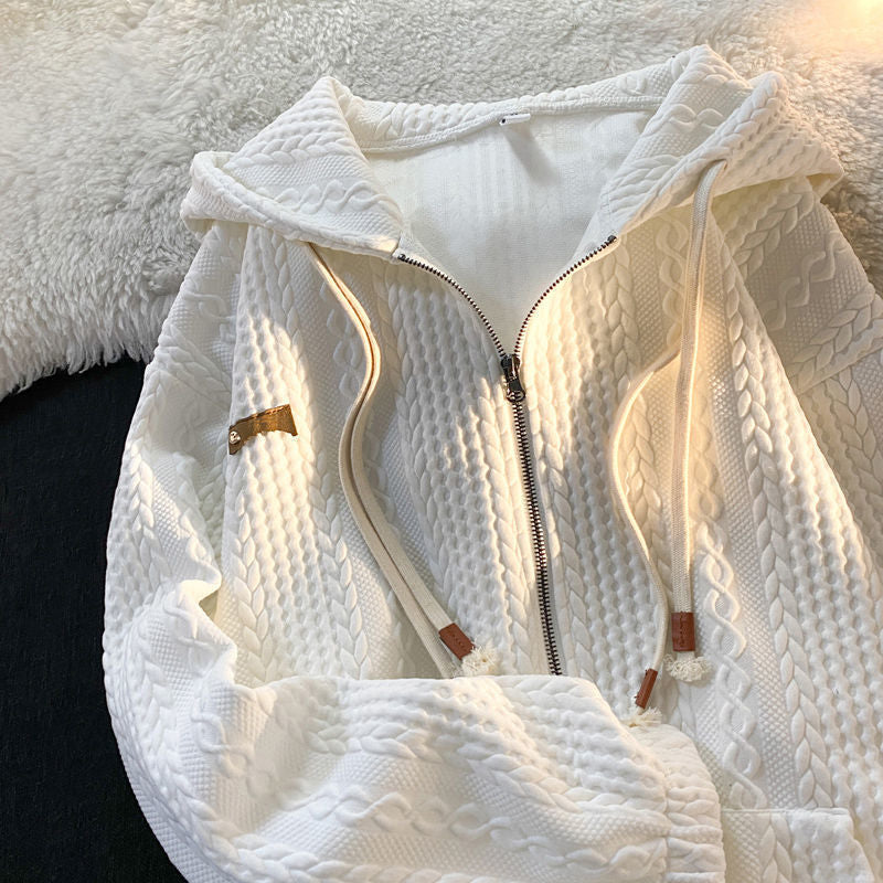 Damen Strickjacke mit Kapuze Eveloria