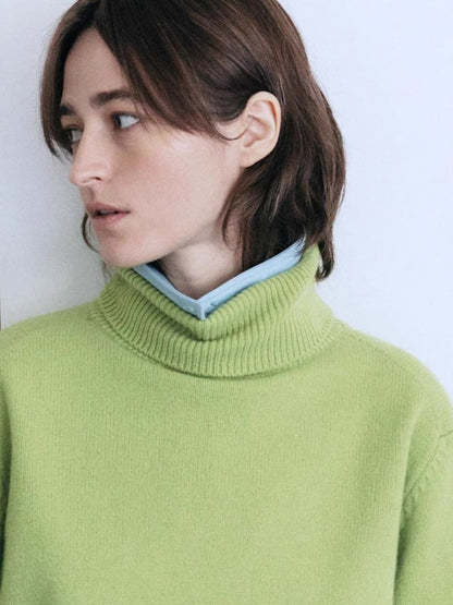 Damen Langarm-Pullover Hohler Kragen Eveloria