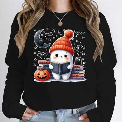 Damen Sweatshirt Halloween-Motiv Hochwertiges Material