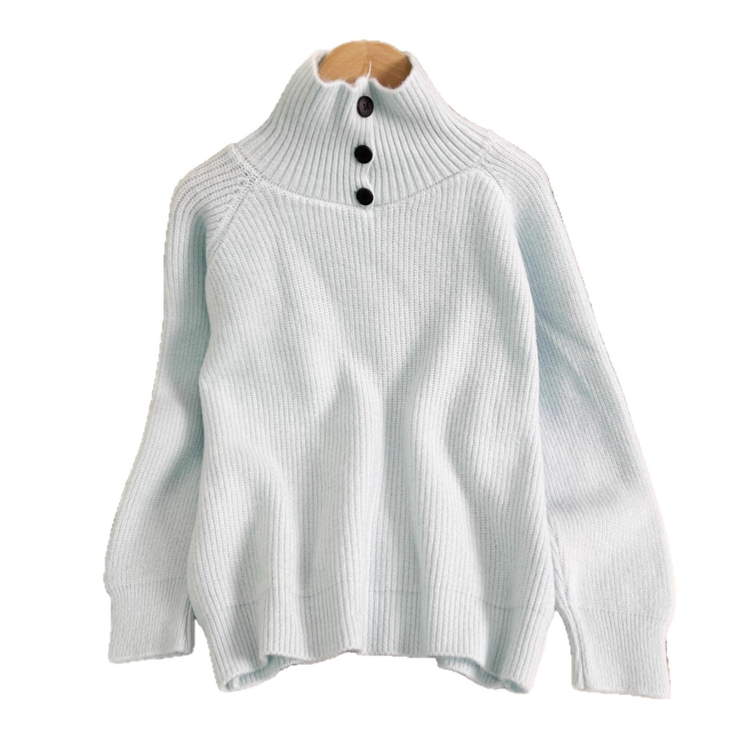 Damen Rollkragenpullover Weiches Strickmaterial Warm Eveloria