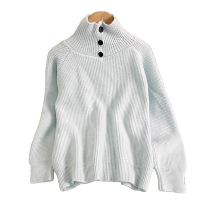 Damen Rollkragenpullover Weiches Strickmaterial Warm Eveloria