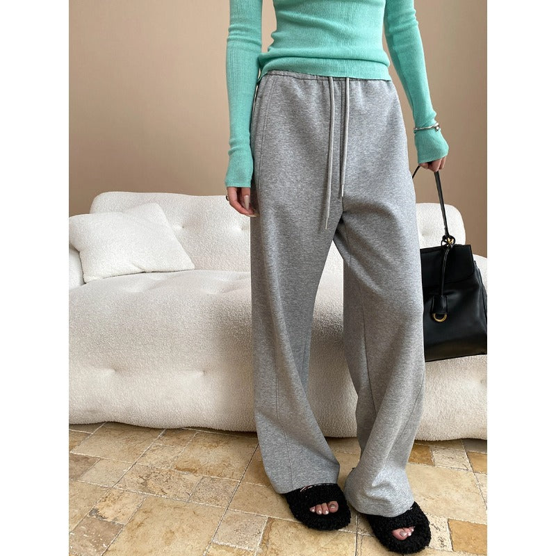Damen Off-Shoulder Pullover Set mit weiter Hose Eveloria - Eveloria