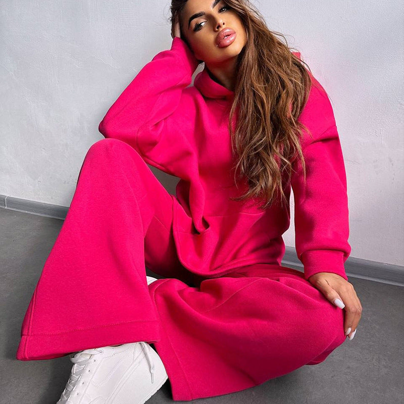 Damen Kapuzenpullover Bequem Weite Passform