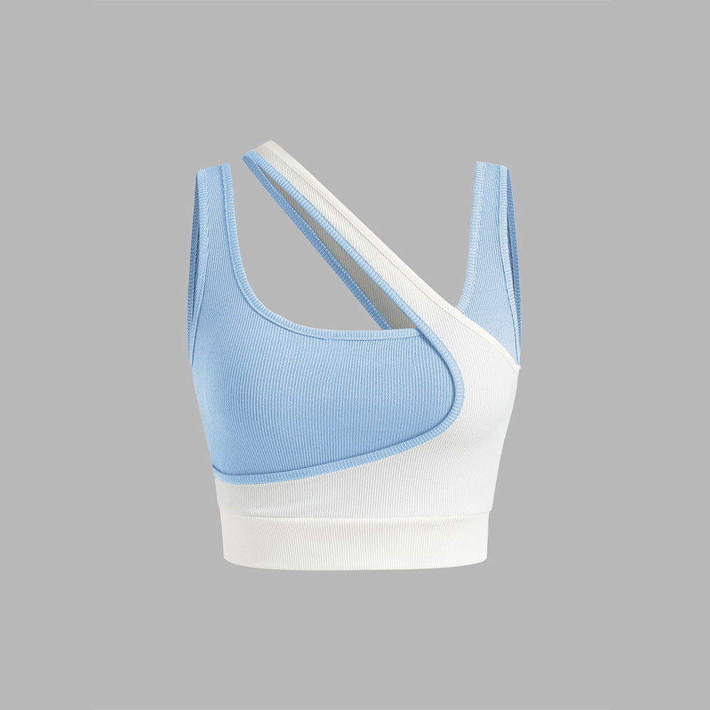 Damen Sport-Bustier Asymmetrisch Verstellbare Träger Eveloria