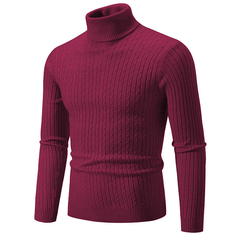 Herren Rollkragenpullover Strickqualität Eveloria