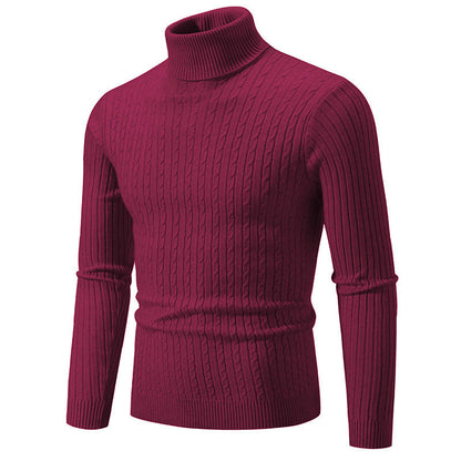 Herren Rollkragenpullover Strickqualität Eveloria
