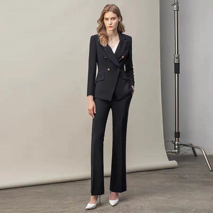 Damen Eleganter Zweiknopf-Anzug Eveloria