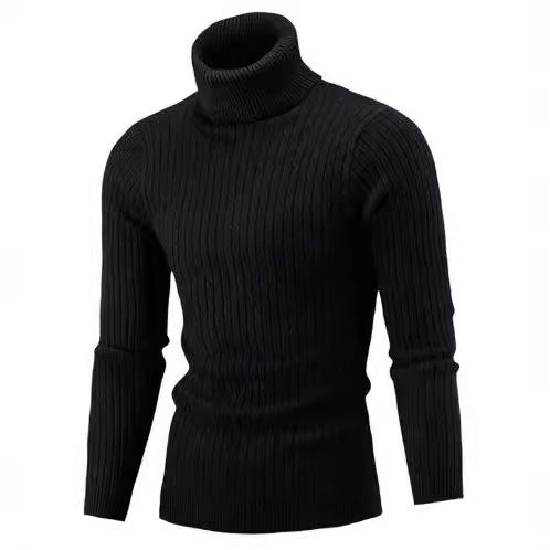 Herren Rollkragenpullover Strickqualität Eveloria