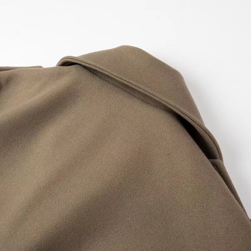 Damen Bikerjacke Leder Gürtel Detail Lässig