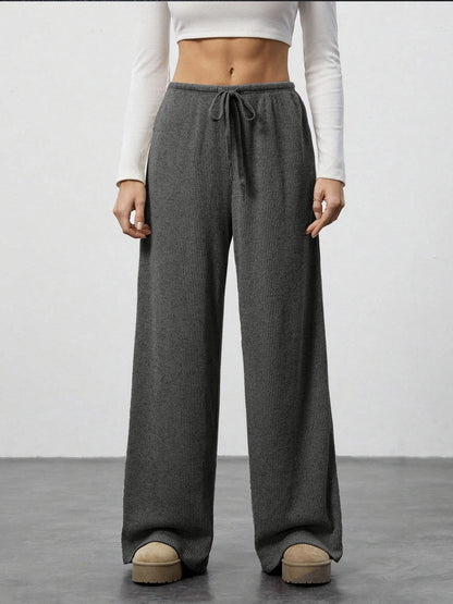 Damen Strickhose Weite Passform Eveloria